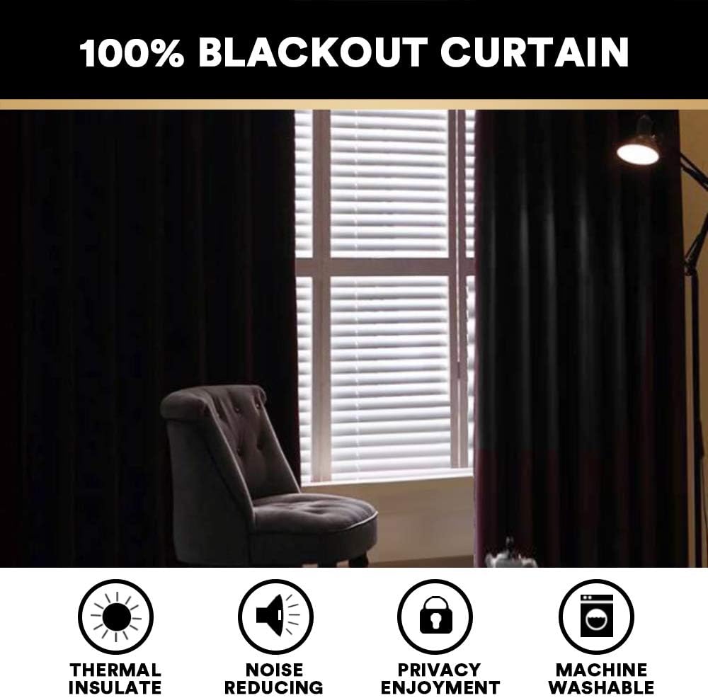 PrinceDeco Primitive – Cortinas opacas 100% de lino texturizado para dormitoriosala de estar, cortinas opacas de 54 pulgadas de largo, cortinas de
