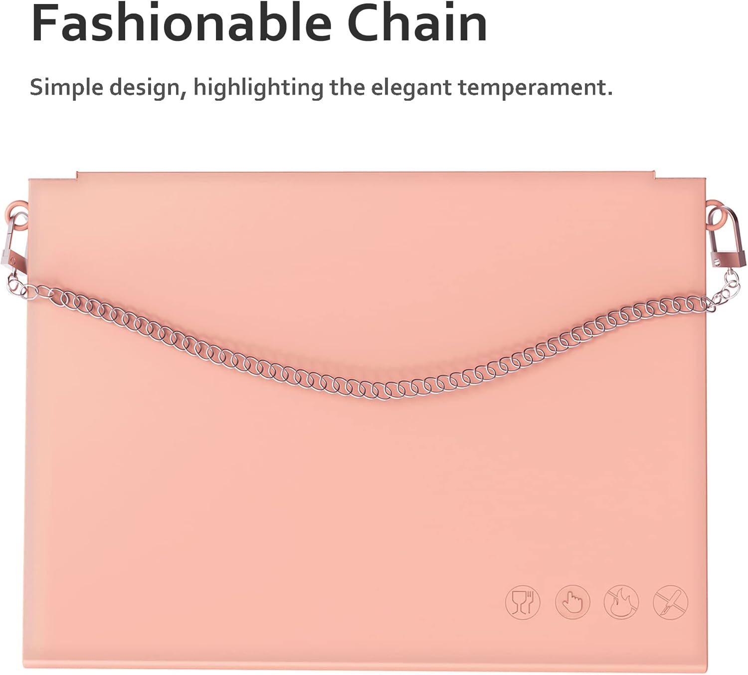 Bolsa de maquillaje de silicona, bolsa de maquillaje de viaje grande con solapa, bolsa de cosméticos de fácil transporte, bolsa de maquillaje de