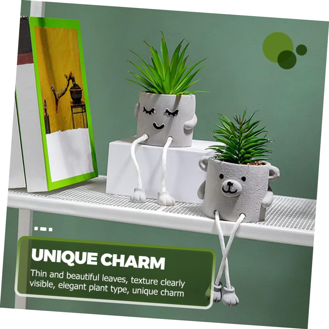 ARTIBETTER 3 piezas suculentas en maceta, plantas suculentas de imitación de aloe, suculentas de imitación de plástico en maceta, plantas suculentas