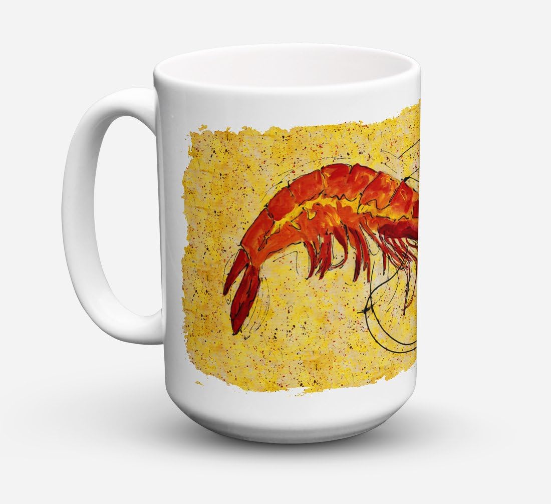 Caroline’s Treasures 8126CM15 – Taza de café de cerámica apta para lavavajillas, apta para microondas, 15 onzas, multicolor
