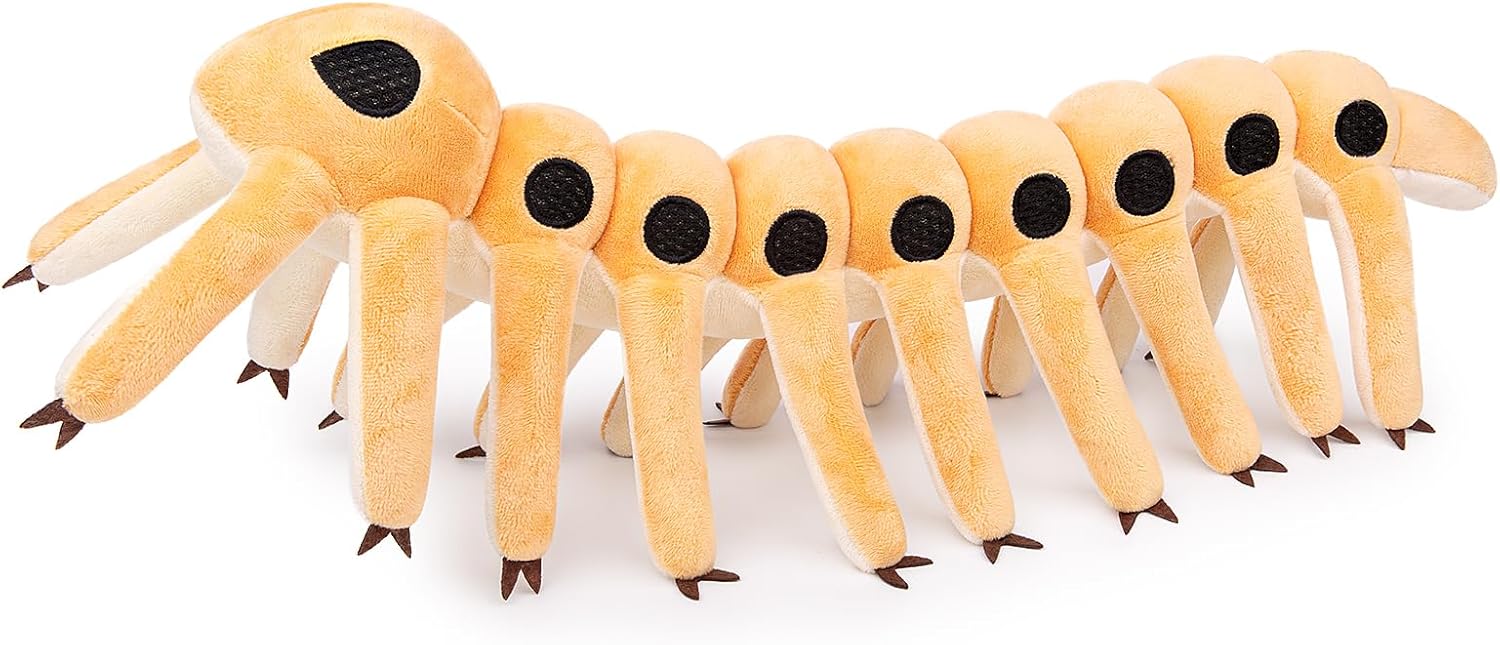 ZHONGXIN MADE Juguete de peluche realista con microorganismo cámbrico  Simulación de 20 pulgadas de criatura marina del Cámbrico Microdictyon modelo