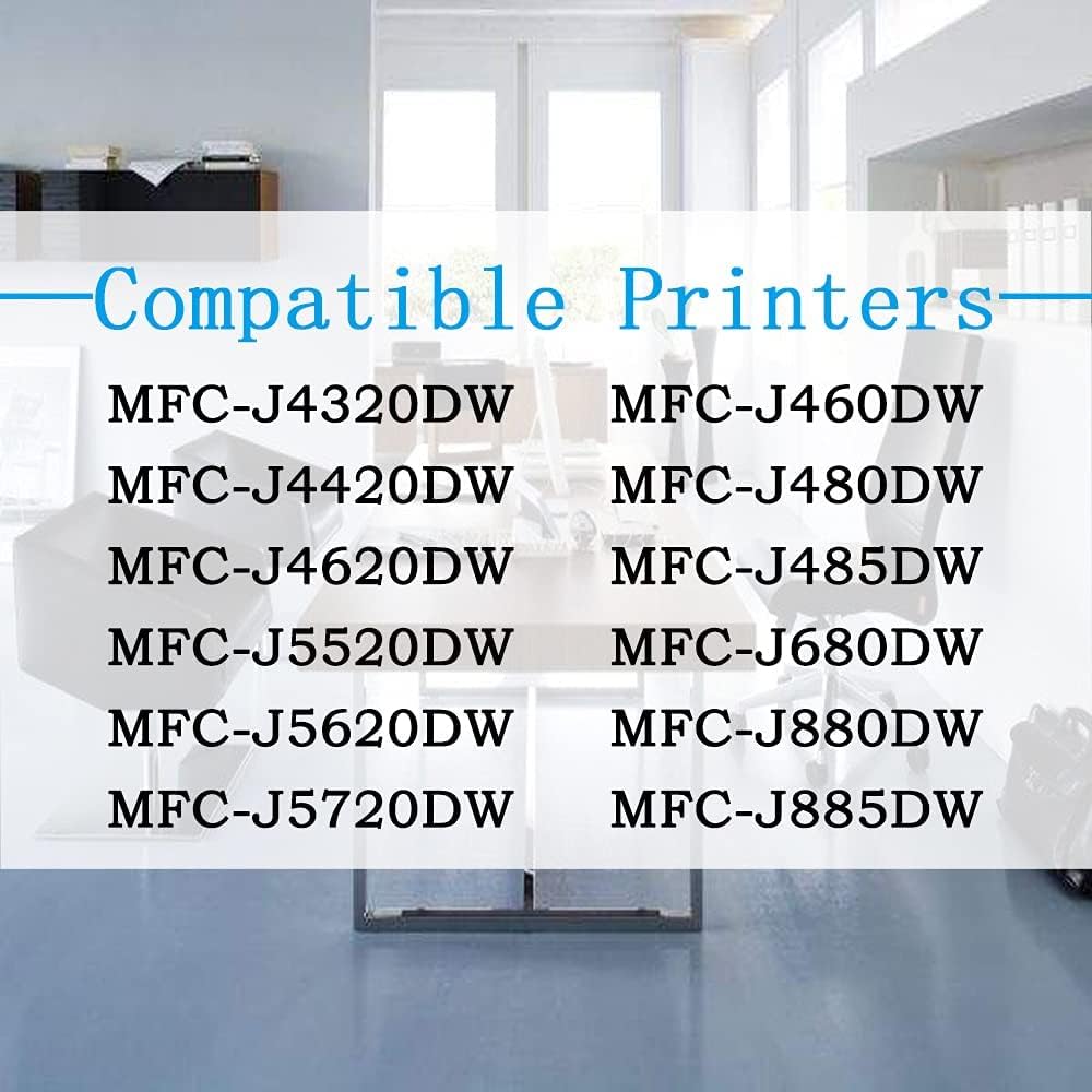 ColorPrint – Cartucho de tinta de repuesto compatible con Brother LC203 XL LC203XL LC-203XL LC203BK LC203CL para impresora MFC-J480DW MFC-J680DW