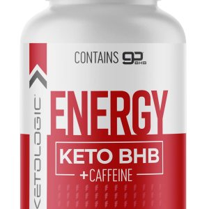 Ketologic Energy Capsules, BHB con cafeína, 60 cápsulas, suplemento de cetona sin gluten, complejo energético Keto, 30 porciones Ketologic Energy Capsules, BHB con cafeína, 60 cápsulas, suplemento de cetona sin gluten, complejo energético Keto, 30 porciones