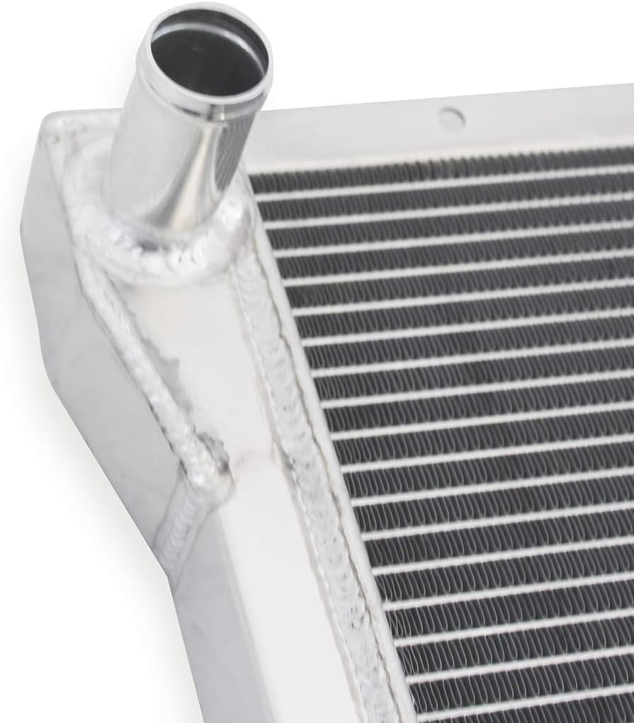 OHOB-COOL Radiador de aluminio completo de 3 filas para Chevy Corvette Base Coupé 5.0L 5.7L V8 1978 1979 1980 1981
