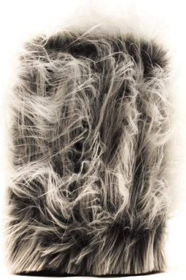 Tela de piel sintética de pelo largo Gorilla Grey Frost  60 pulgadas de anchovendido por The Yard