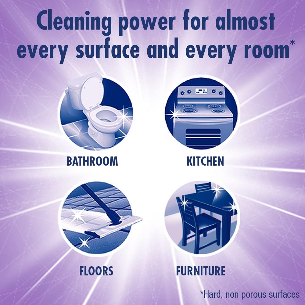 Number 1 In Service Fabolouso Hace 64 galones, líquido morado lavanda, multiusos, profesional, no tóxico, limpiador de suelos de madera dura,
