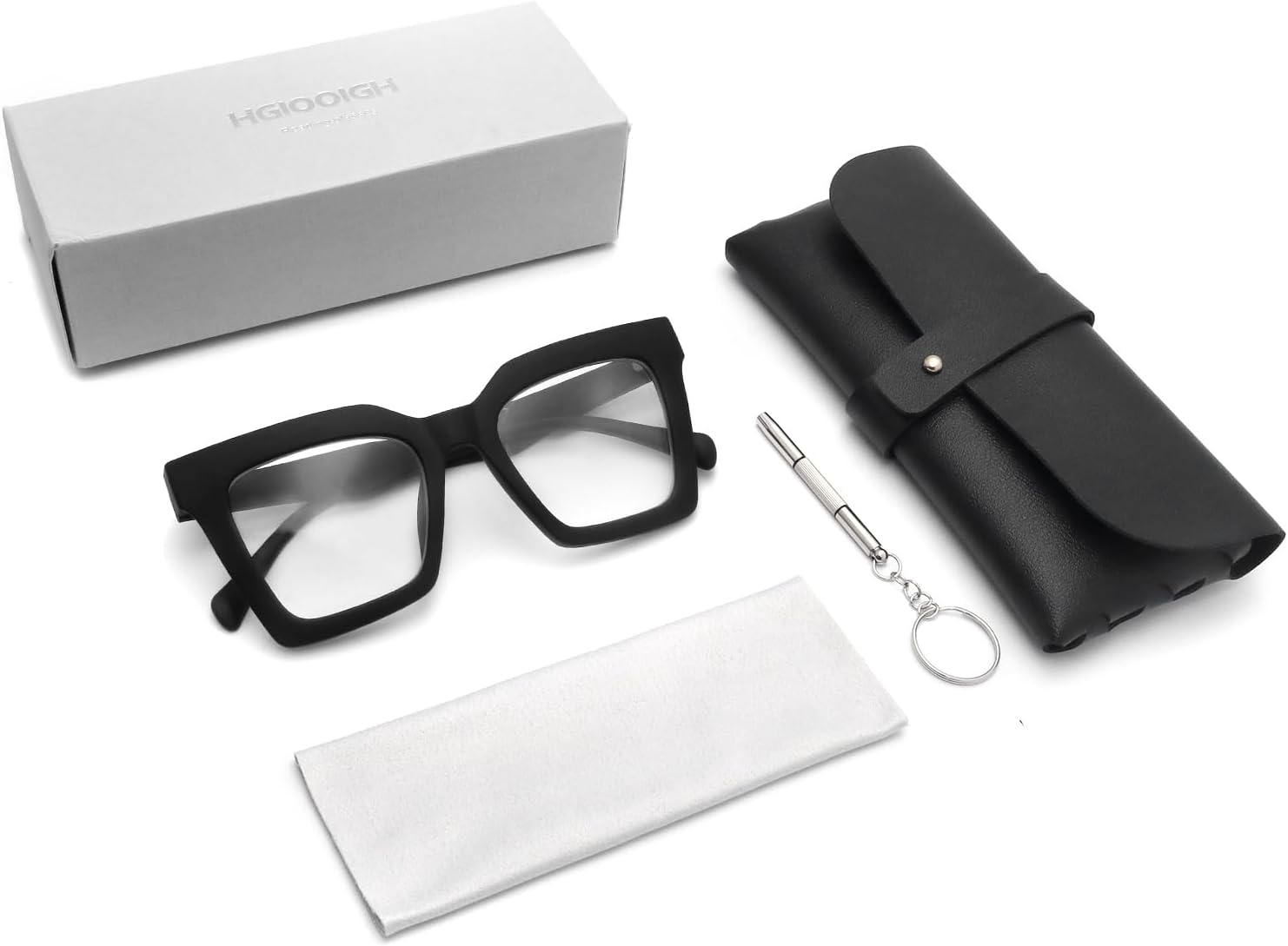 Elegantes anteojos de lectura cuadrados de gran tamaño para mujer, bloqueo de luz azul, a la moda, lindos lectores de computadora, estilo Oprah