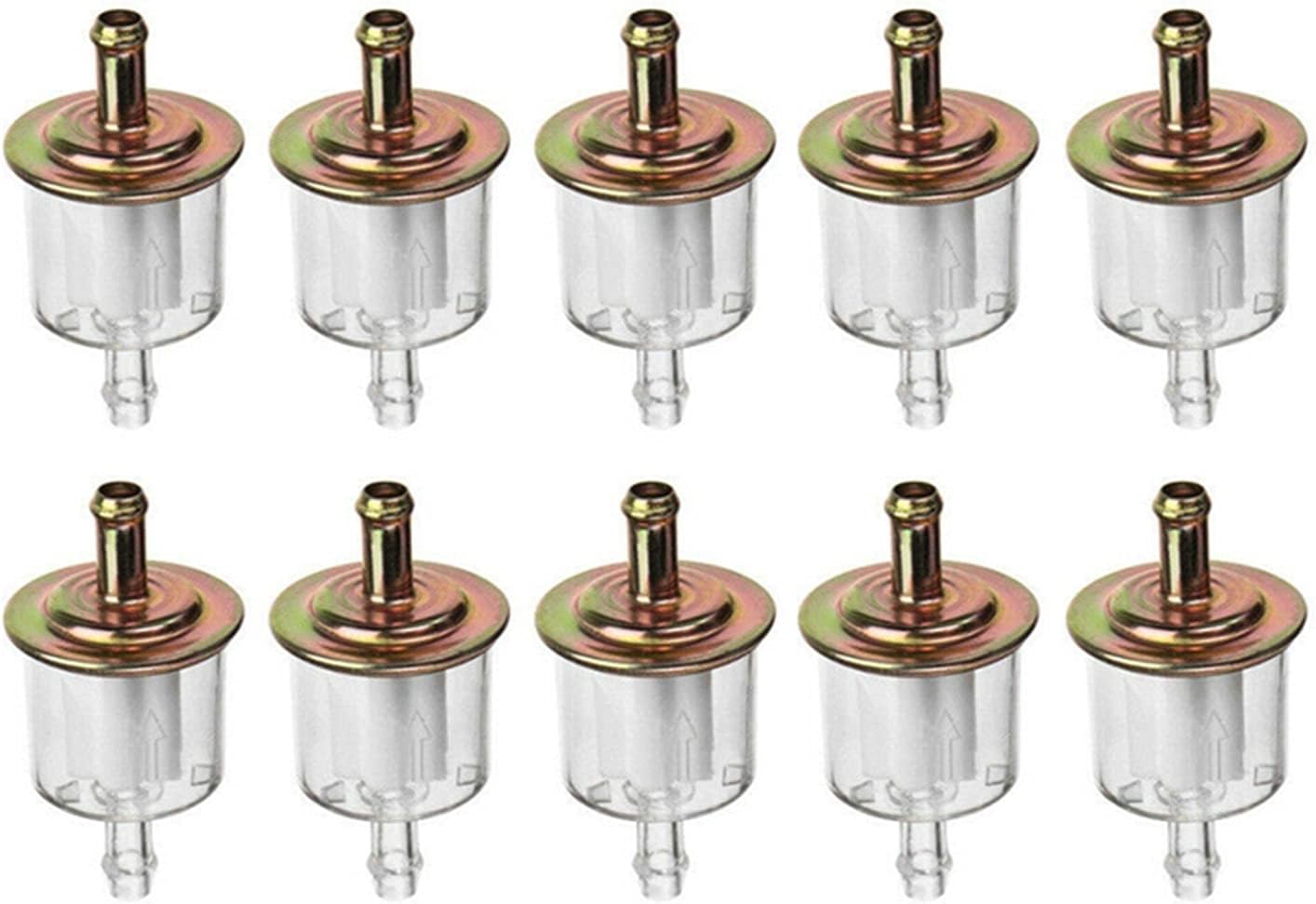 Filtro de aceite, 10 filtros de combustible de 38 pulgadas, industrial, universal, para motocicleta, RV, línea de combustible en línea, accesorios