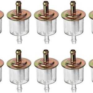 Filtro de aceite, 10 filtros de combustible de 38 pulgadas, industrial, universal, para motocicleta, RV, línea de combustible en línea, accesorios Filtro de aceite, 10 filtros de combustible de 38 pulgadas, industrial, universal, para motocicleta, RV, línea de combustible en línea, accesorios