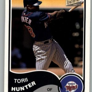 2003 Bazooka #48 Torii Hunter NM-MT Minnesota Twins Baseball MLB 2003 Bazooka #48 Torii Hunter NM-MT Minnesota Twins Baseball MLB