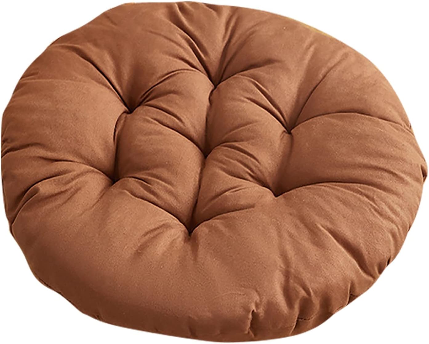 Scceatti Cojín para exteriores de 16 pulgadas, cojín redondo para silla de comedor, color sólido, grueso, para silla de comedor, oficina,