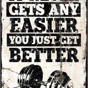 -Letrero de decoración vintage con texto en inglés “It Never GETS Any” (“It Never GETS Any”). Letreros de decoración vintage para el gimnasio, -Letrero de decoración vintage con texto en inglés “It Never GETS Any” (“It Never GETS Any”). Letreros de decoración vintage para el gimnasio,