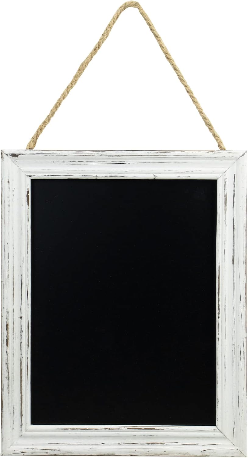 SANY DAYO HOME Letreros magnéticos rústicos para colgar en la pared, 14 x 11 pulgadas, tablero de exhibición con marco de madera envejecida para