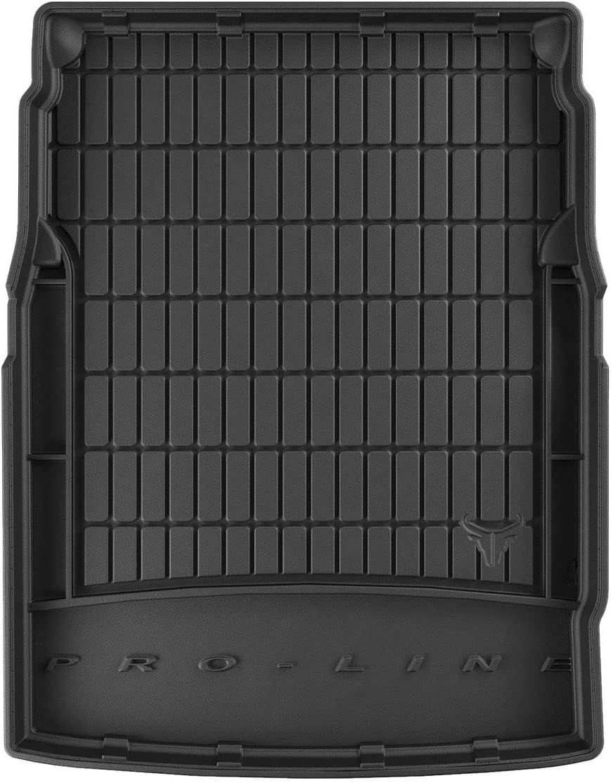 OMAC Alfombrillas prémium para maletero de BMW Serie 5 F10 Sedan 2011-2016 moldeadas en 3D  Goma TPE negra protegida para todo tipo de clima, sin