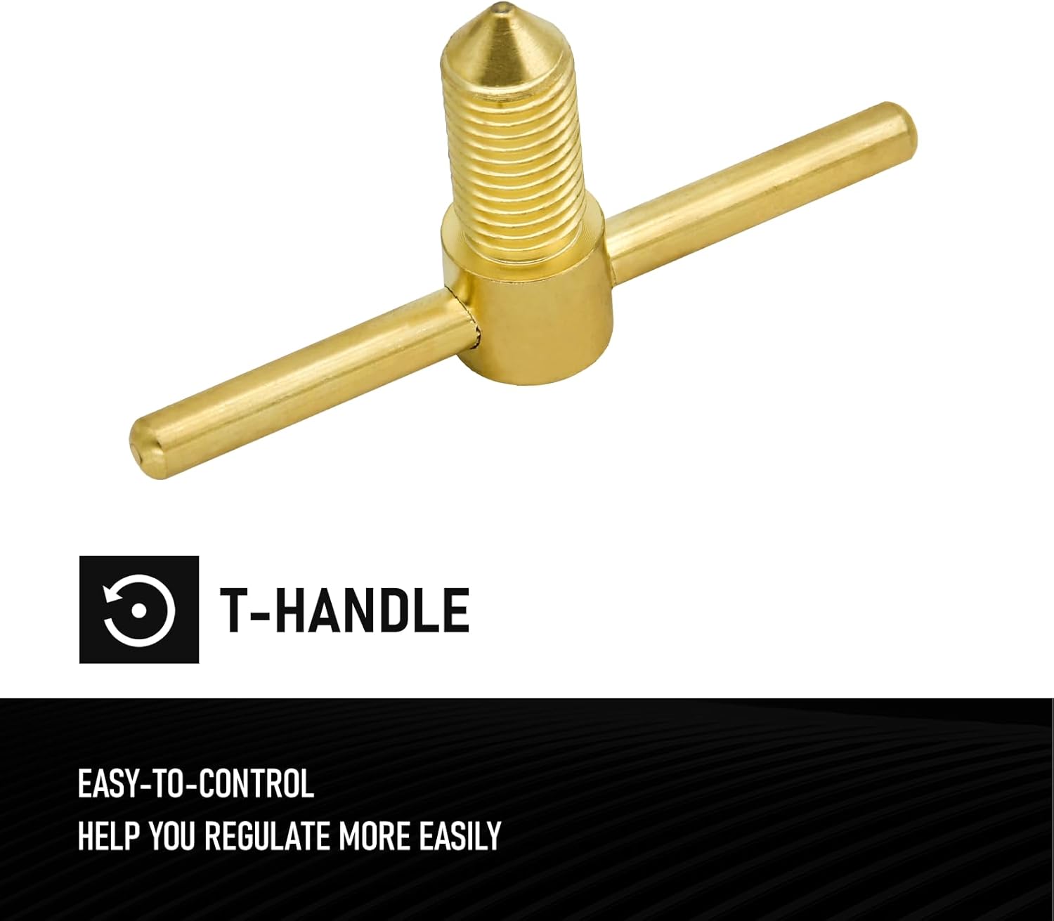 RX WELD Reguladores de oxígeno y acetileno CGA540 y CGA510- Compatible con corte de antorcha de gas de soldadura estilo V, mango en T
