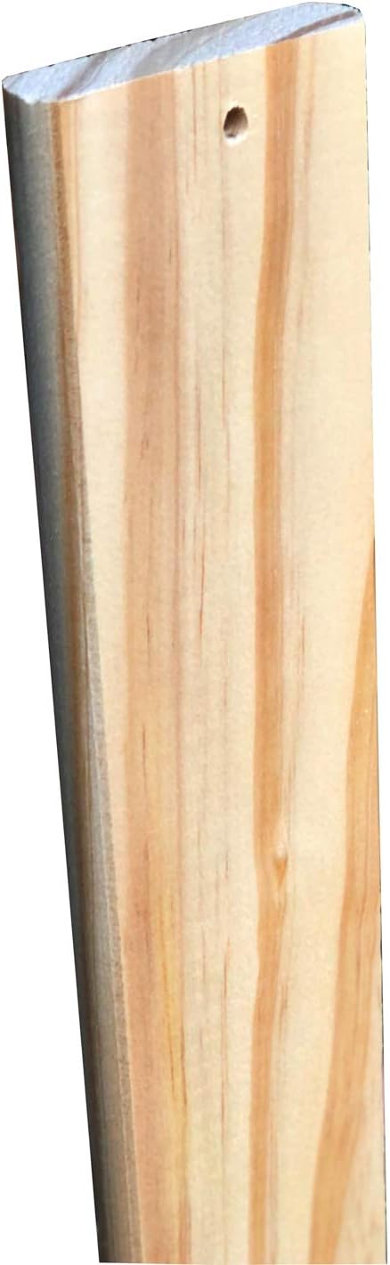 Bed Slats King – Soporte de colchón de madera de pino maciza de 77 pulgadas, paquete de 13 piezas de repuesto de repuesto, servicio de corte de