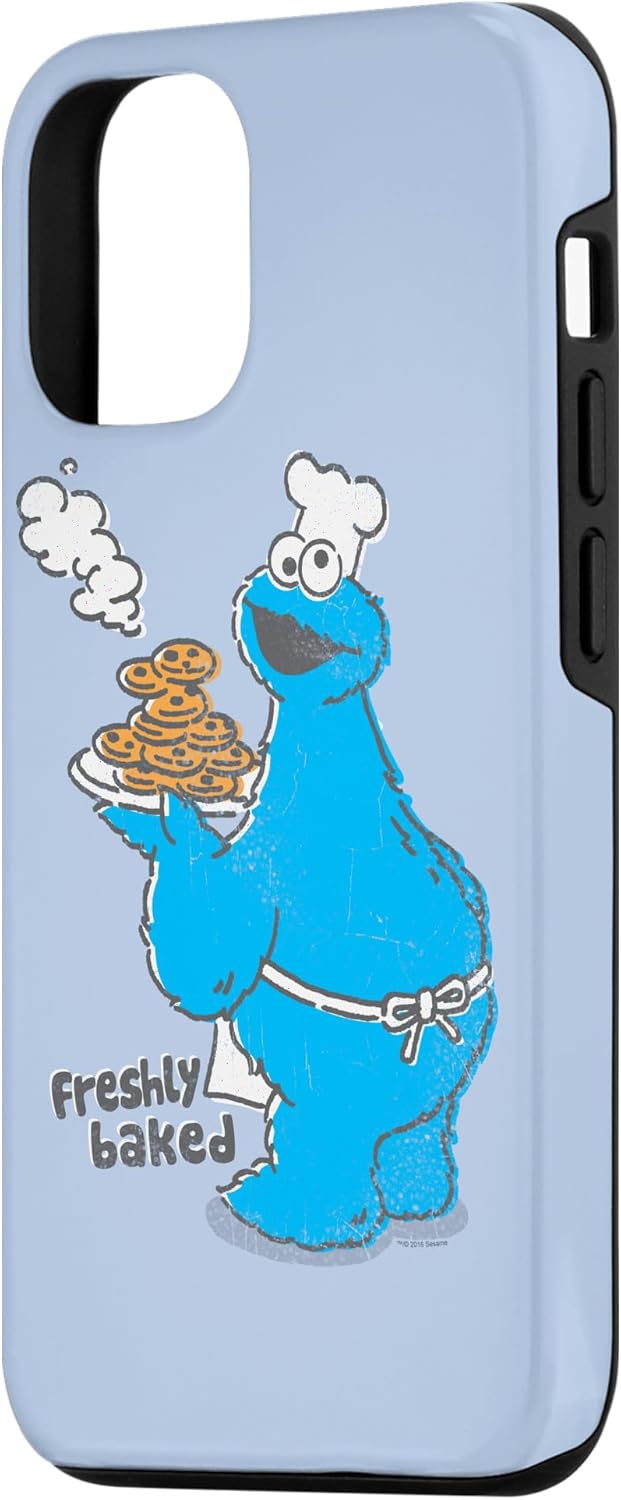 Funda recién horneada para iPhone 14 Pro Sesame Street Cookie Monster