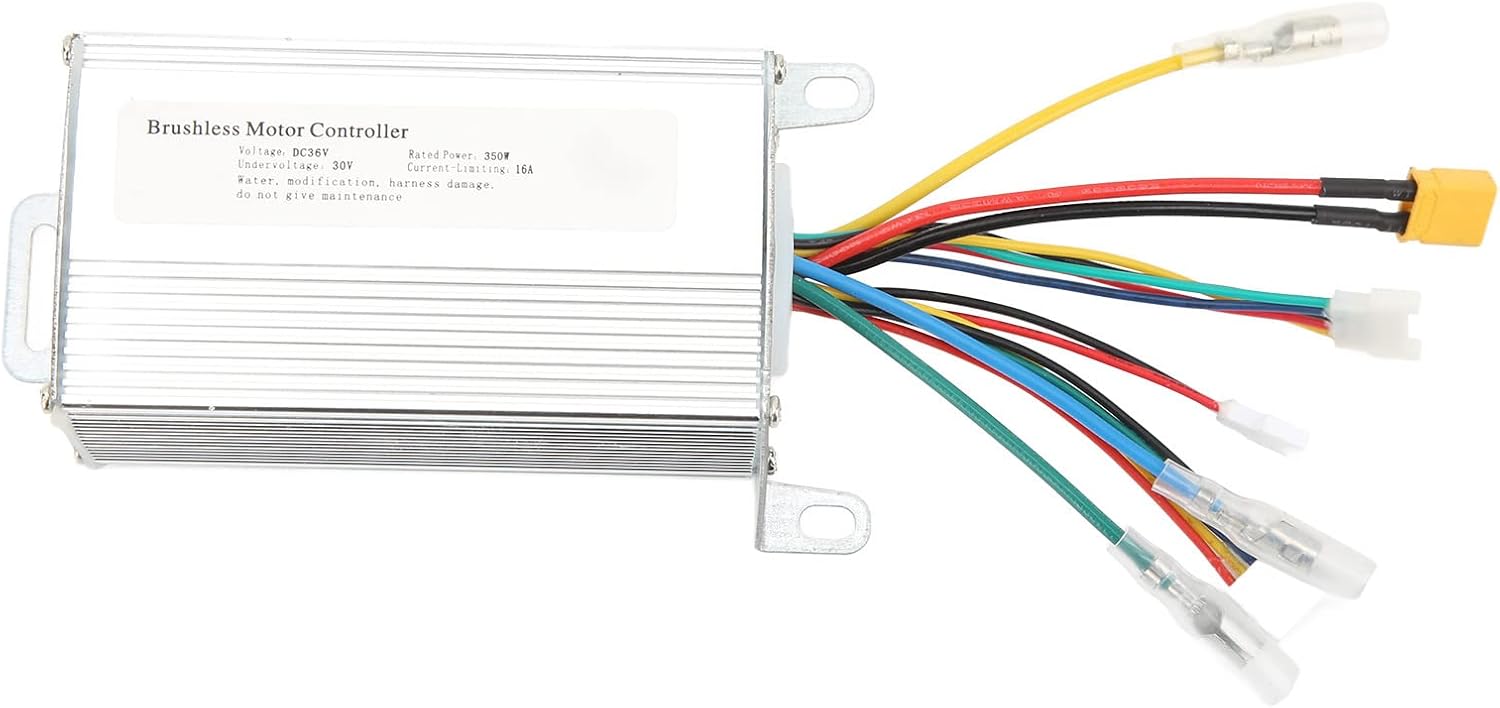 350w 36v controlador de scooter eléctrico, controlador de motor sin escobillas, para piezas de scooter eléctrico lenzod, scooter de aleación de