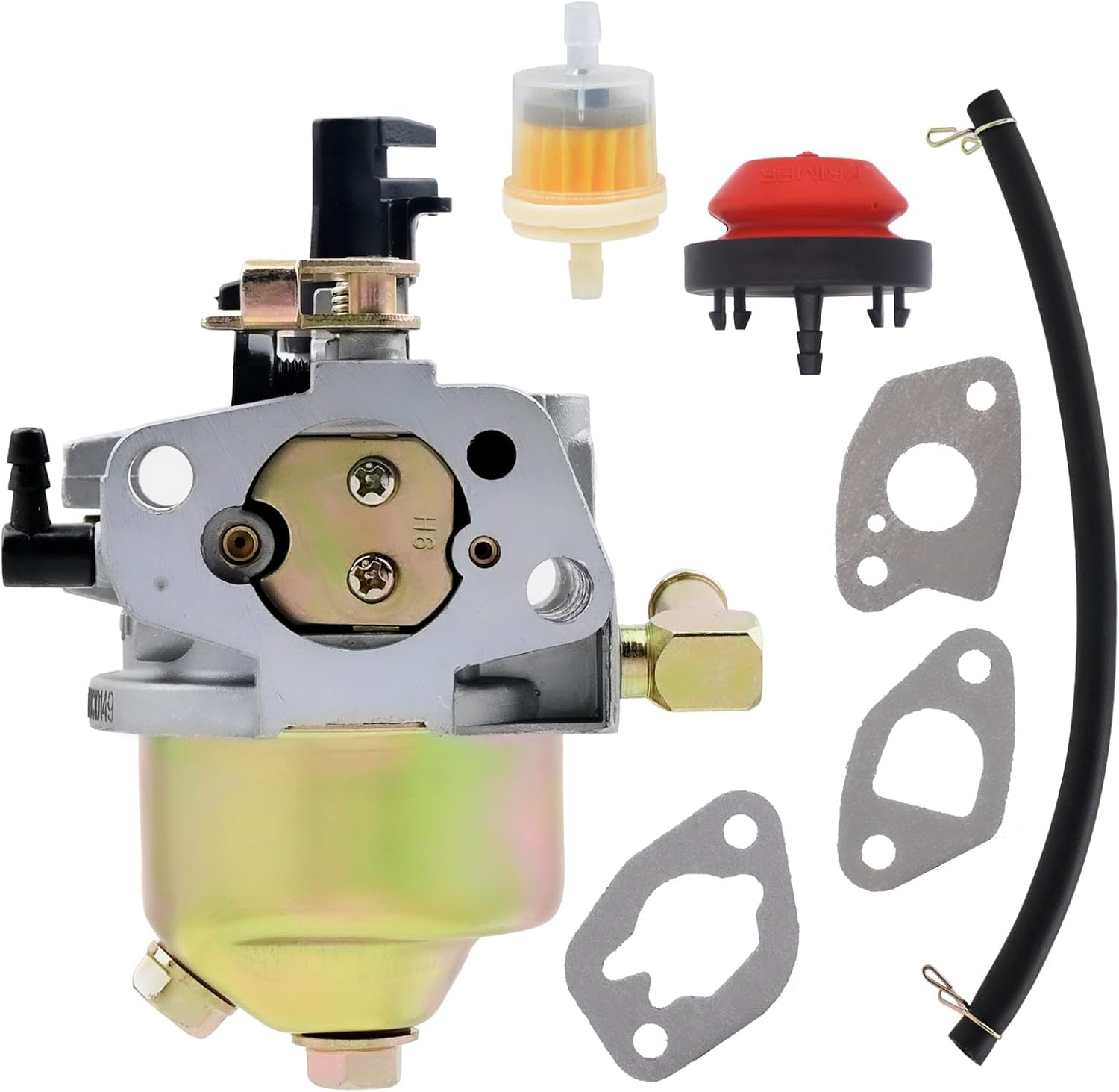 FitBest Carburador 951-10638A con filtro de combustible para bombilla de cebador, reemplaza 951-14026A 951-14027A 951-12705 compatible con soplador