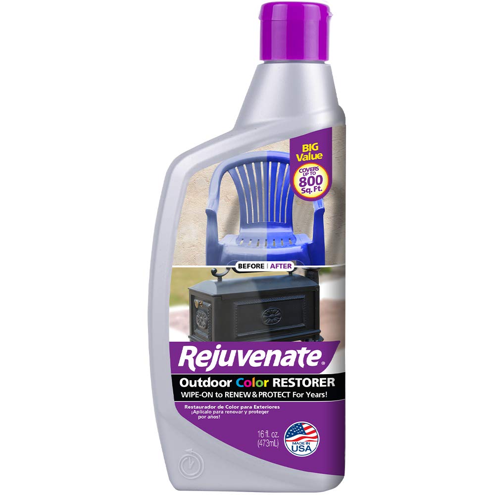 Rejuvenate Restaurador de color para exteriores (16 onzas) limpiador de gabinetes y muebles (24 onzas)