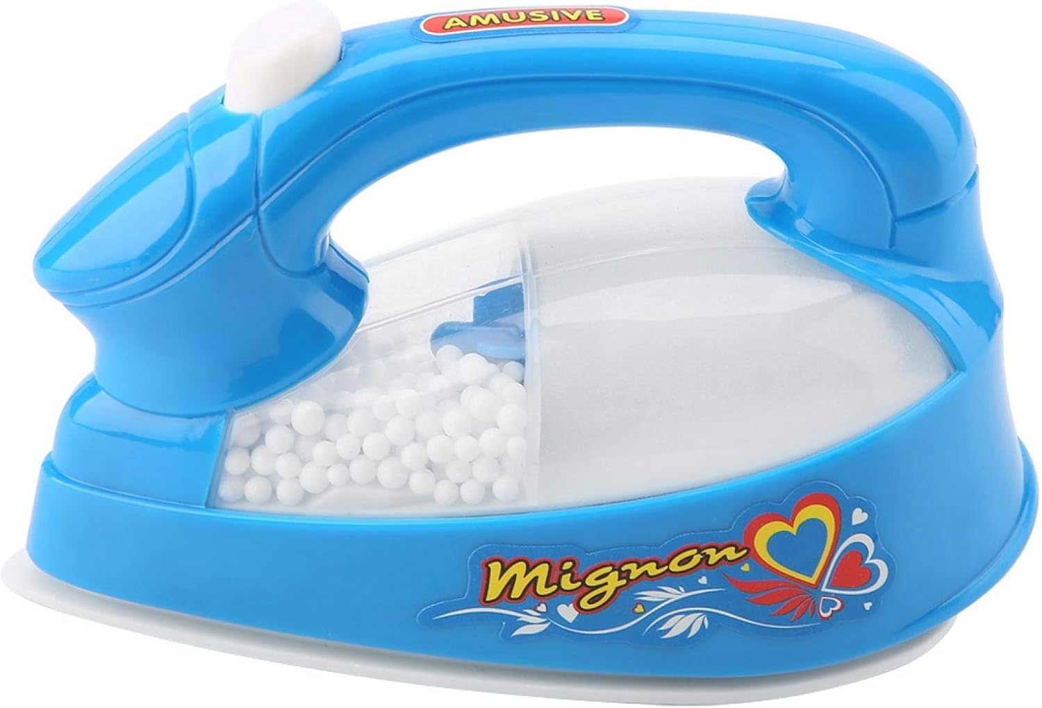 GOTOTOP Mini juguete eléctrico de hierro para niños, juguete de hierro de plástico rosa para niños, bebé, niña, juego de electrodomésticos, juguete
