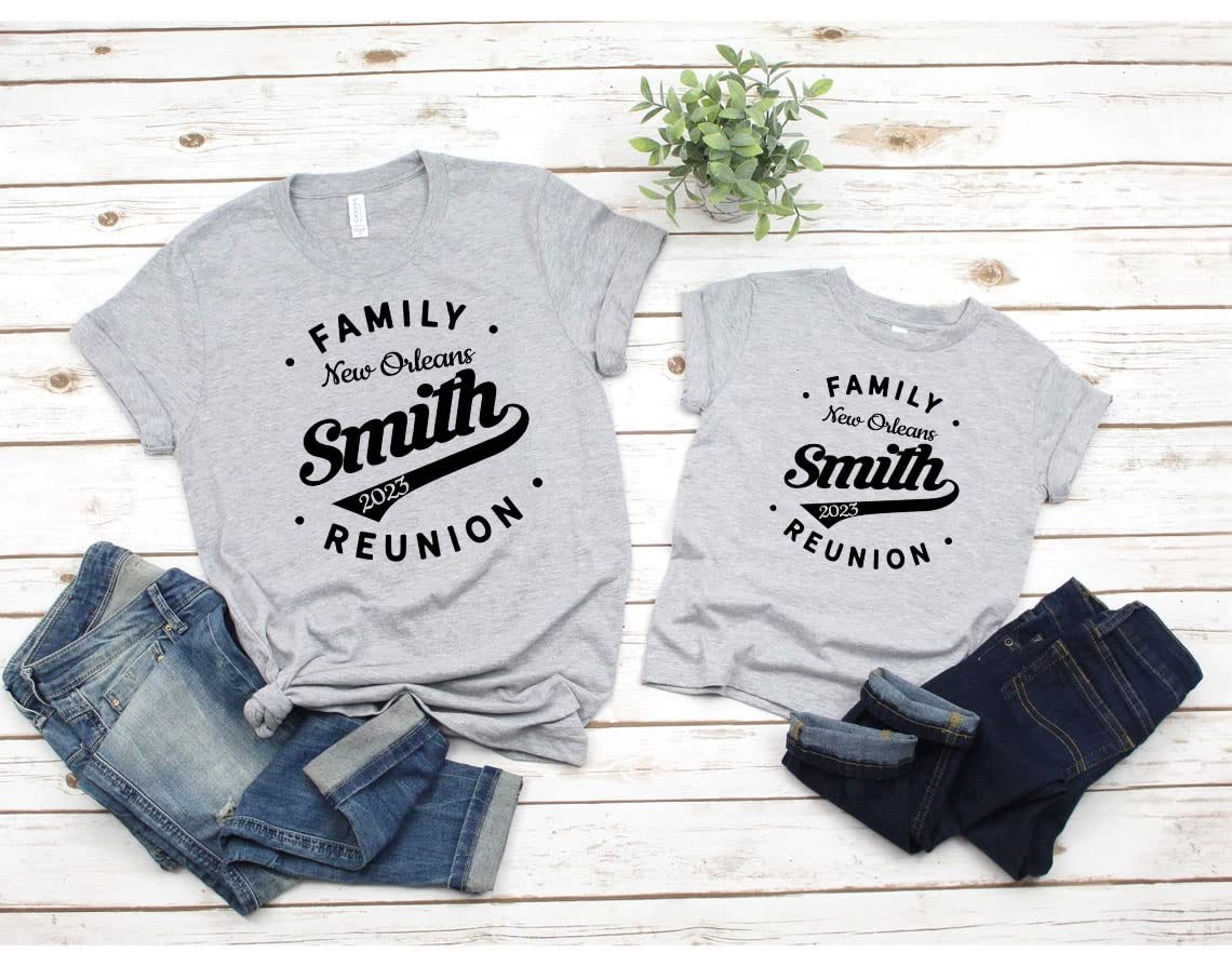 Family Reunion Shirts, Bulk Reunion Shirt, Matching Reunion Shirts, Family Shirts, Reunited Shirts, Family Vacation, Personalized D8