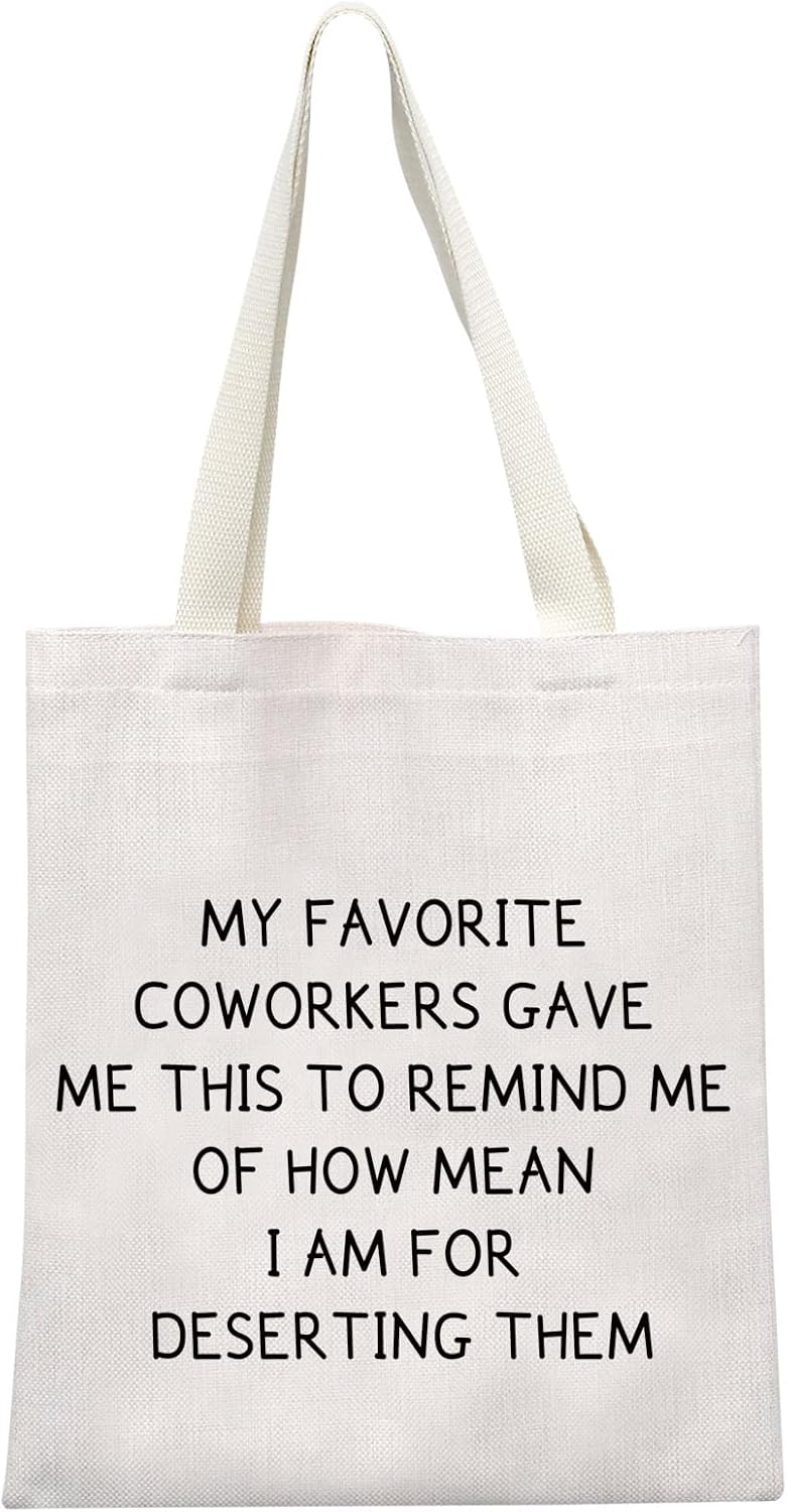 GJTIM Coworker Moving Away Regalo para el trabajo amigo que se va regalo para compañero de trabajo, despedida, regalo de jubilación, bolsa de