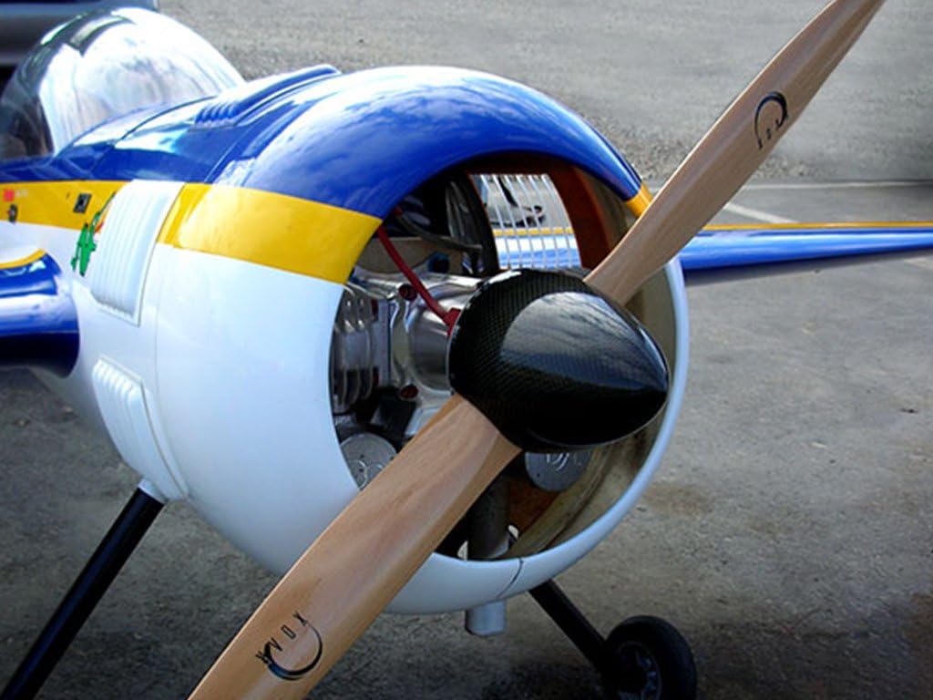 XOAR PJA – Hélice de avión RC de 10 x 4 pulgadas, 2 aspas, 10 x 4 pulgadas, accesorio de madera para aviones modelo RC de ala fija de gasolina (10 x