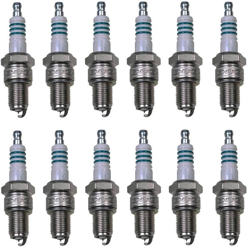 Set of 12 Iridium Power Spark Plugs Gap 0.044 For Ferrari Jaguar H12 V12