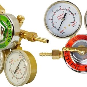 Corte ajustado de cobre amarillo sólido de la antorcha de gas de Victor del regulador 4 del acetileno del oxígeno Corte ajustado de cobre amarillo sólido de la antorcha de gas de Victor del regulador 4 del acetileno del oxígeno