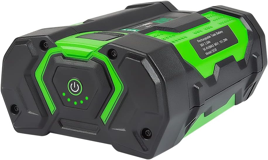 Batería de repuesto de 56 V 3.0Ah para EGO BA2800 BA1400 BA4200, batería de iones de litio de 56 voltios 3000 mAh compatible con todas las potencias