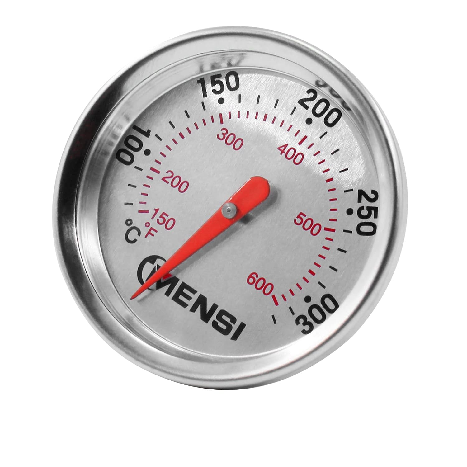 MENSI BBQ Barbecue Replacement Parts Charcoal Grill Pit Wood Smoker Temperature Gauge Thermometer for Weber Traveller Grills