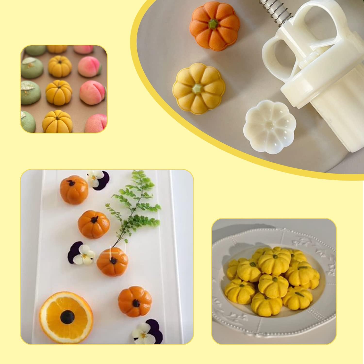 Moldes para pastel de luna de 0.71 oz con 1 sello, juego de moldes de pastel de luna para festival de mediados de otoño, juego de moldes para tartas