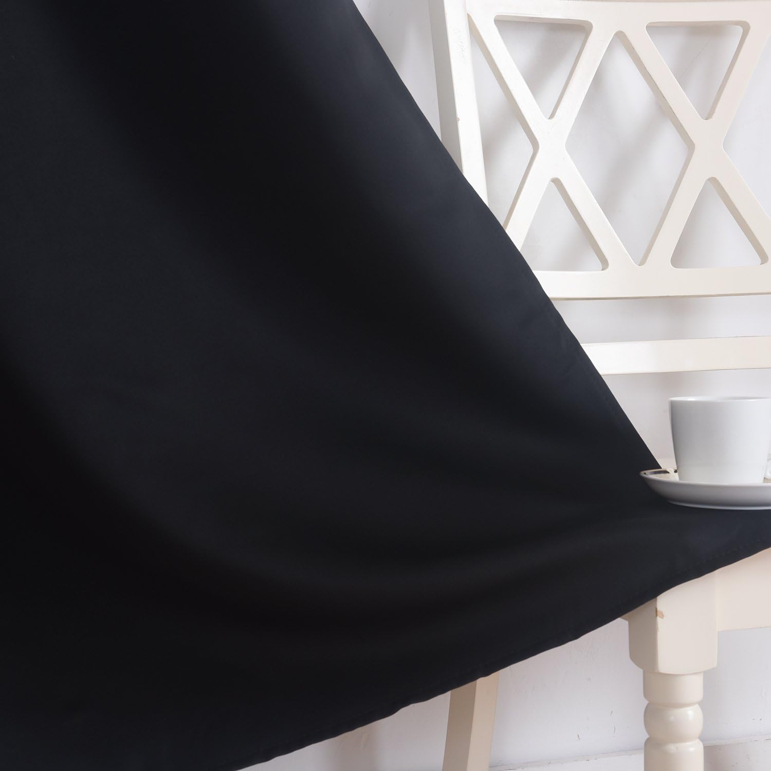 Aquazolax Cortinas opacas para ventana, cortinas opacas sólidas de 52 x 95 pulgadas, paneles de cortina con aislamiento térmico de alta calidad para