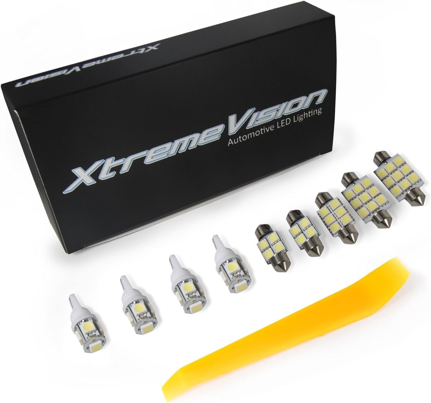 XtremeVision LED interior para Chevy Tahoe 2007-2014 (12 piezas) kit de LED interior azul + herramienta de instalación
