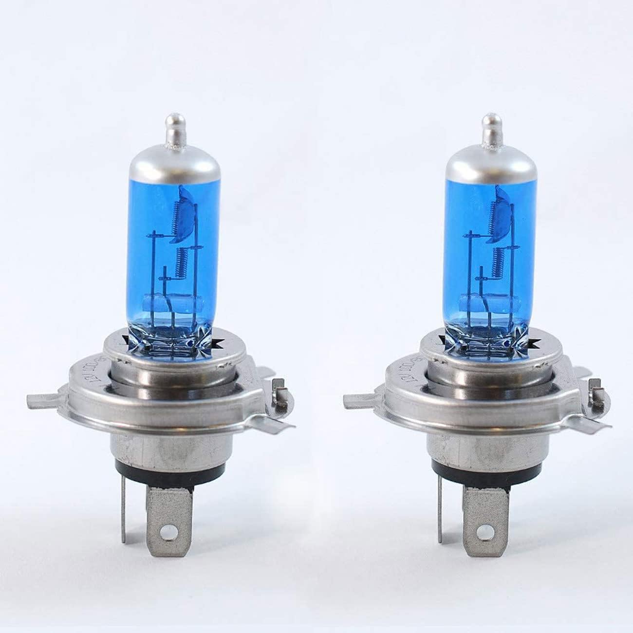 Bombilla halógena H4P43T para faros delanteros de 12 V, 100 W, H4P43T, bombilla halógena de cuarzo blanco brillante de 5000 K, bombilla de repuesto