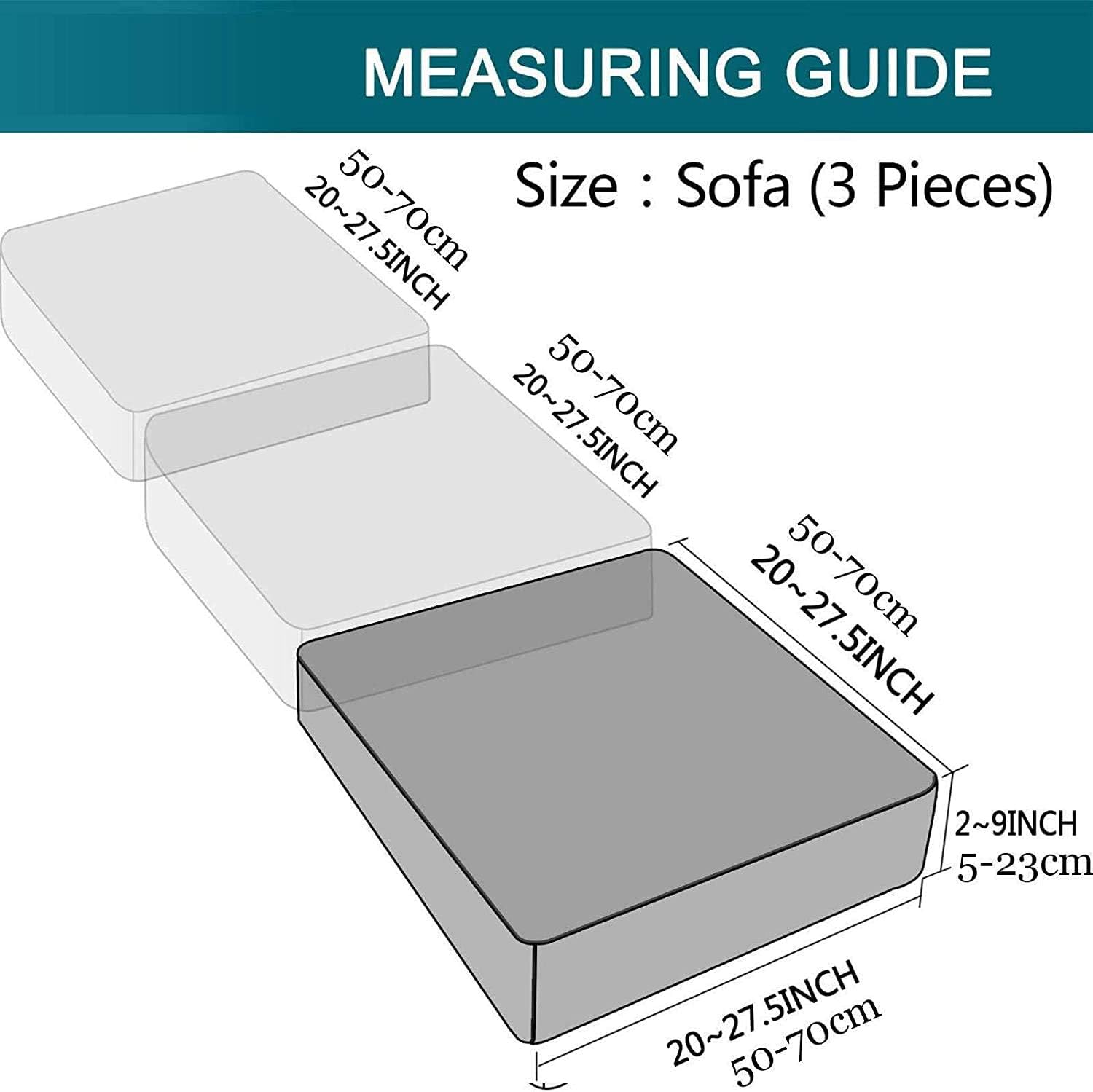 CAMZ NZTQDR – Funda de cojín elástica de terciopelo para sofá individual en forma de L, funda para sofá Chaise Longue para sofá de 1, 2, 3 cojines,