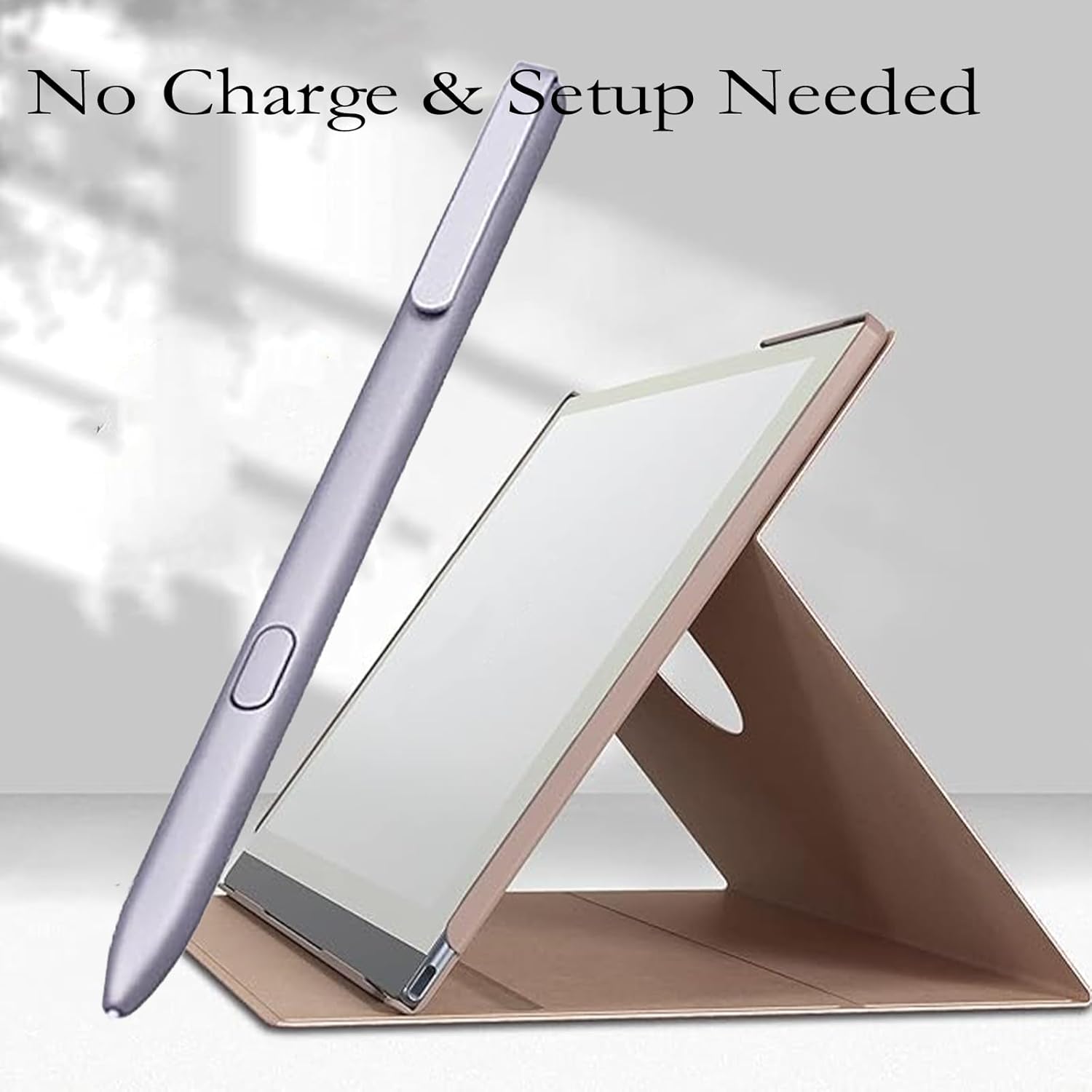 Rotulador plateado para notable tableta de 12, repuesto de lápiz capacitivo, no necesita carga, sin configuración, sin borrador integrado, mejora tu