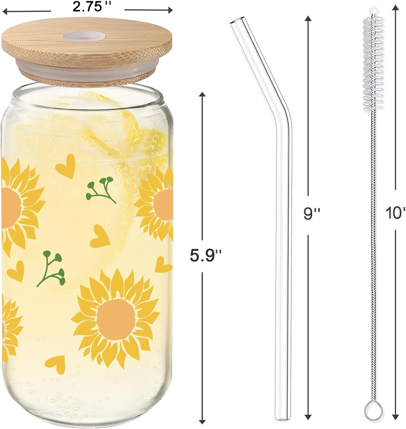 Lovearth Regalos de girasol para mujer, decoración de girasol, regalos inspiradores, cumpleaños, regalos del día de la madre para amigos, esposa,