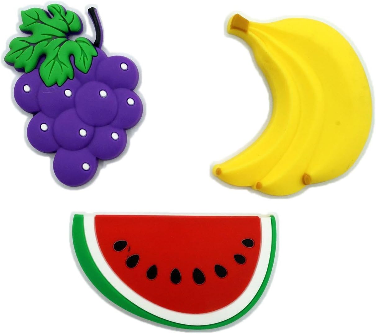 WOTOY Imanes estéreos de frutas de dibujos animados lindos para nevera para niños, actividades y decoración del hogar, un juego de 10 piezas