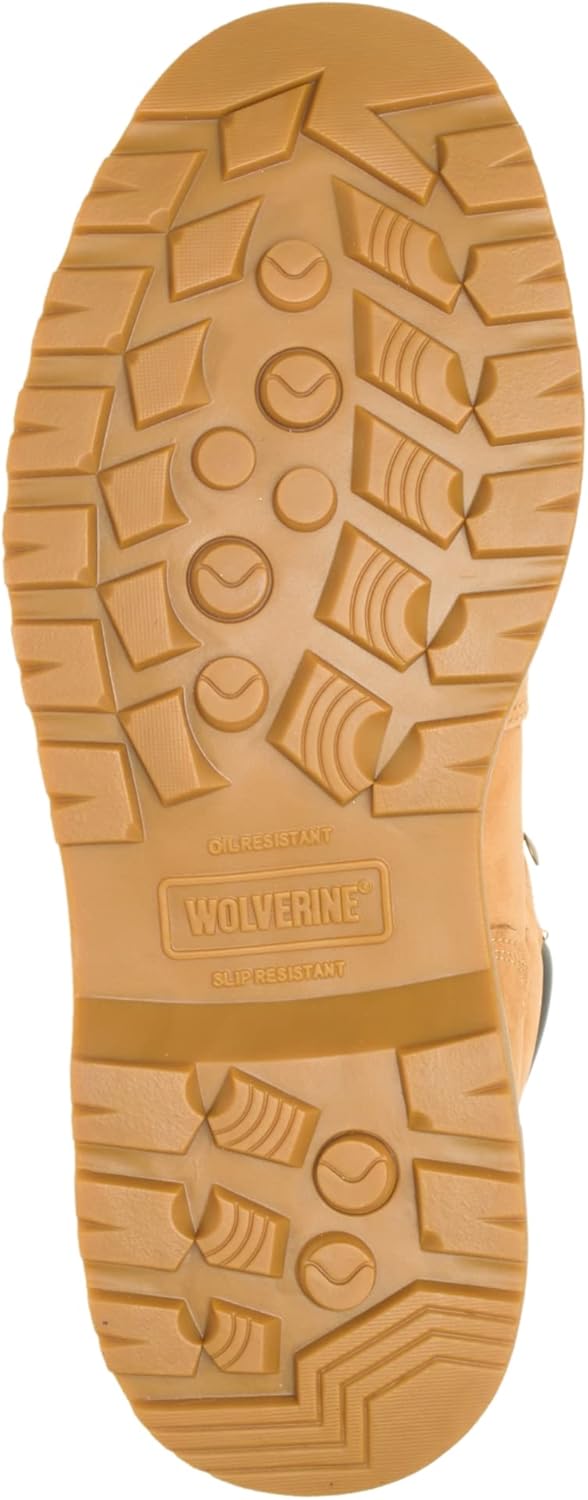Wolverine Botas de trabajo impermeables con punta de acero para hombre de 6 pulgadas