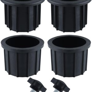 LUTER Juego de 2 (6 piezas) para paragüero de patio, incluye 4 anillos de agujero para paraguas y 2 tornillos para pomo de mano, accesorios de LUTER Juego de 2 (6 piezas) para paragüero de patio, incluye 4 anillos de agujero para paraguas y 2 tornillos para pomo de mano, accesorios de