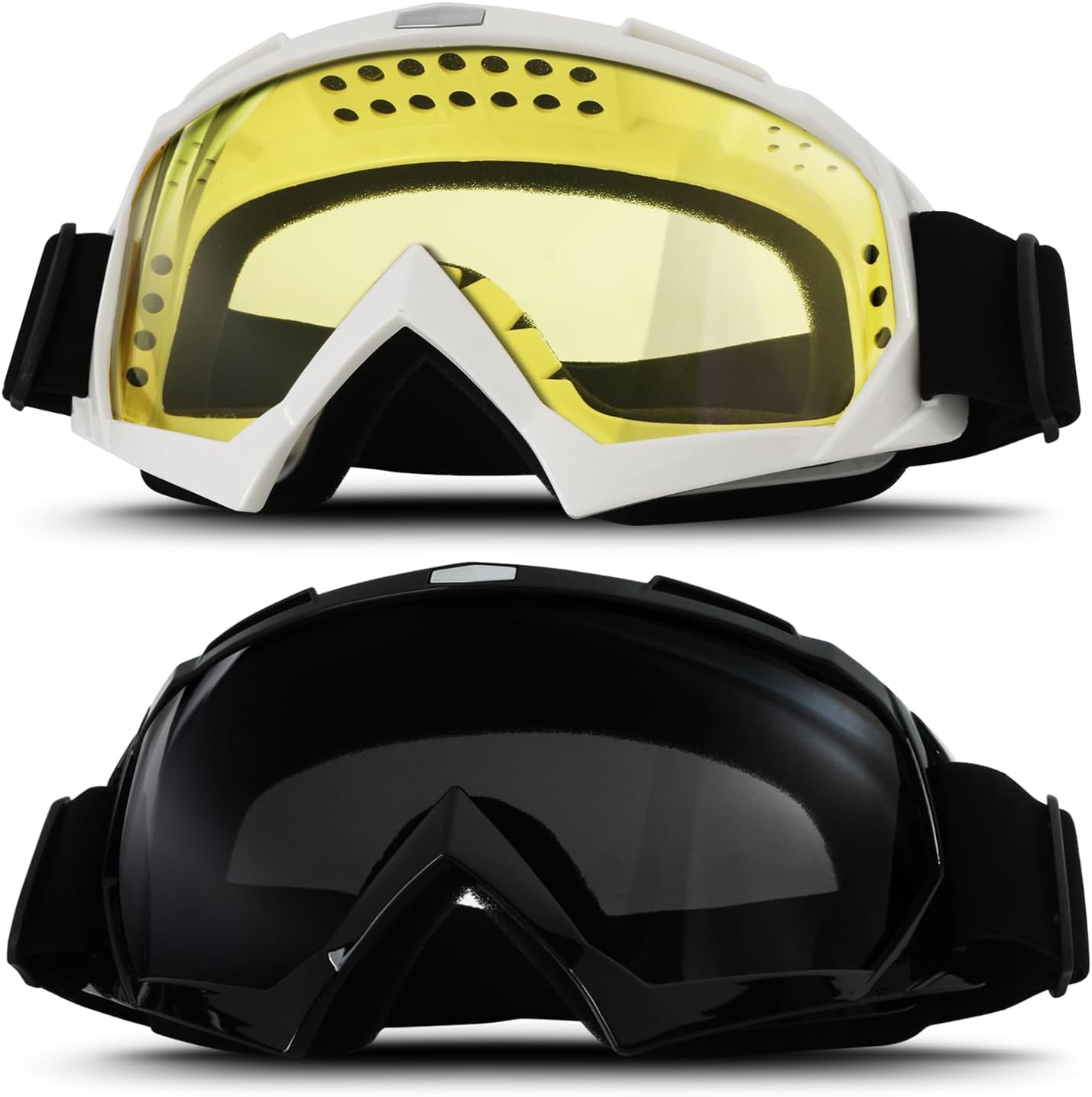 Gafas de motocicleta ATV Dirt Bike Anti arañazos Motocross UV400 proteger gafas flexibles Off Road a prueba de polvo anti niebla gafas de equitación