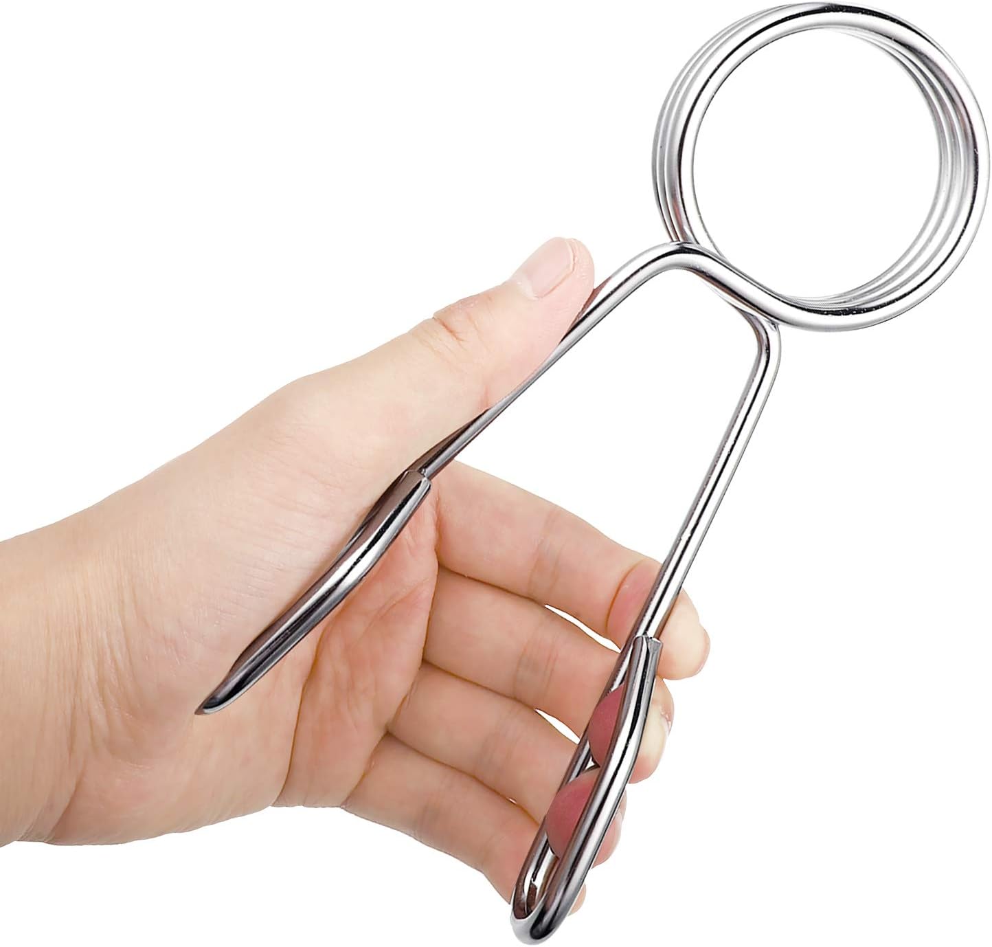 4 collares de resorte para mancuernas de 2 pulgadas, abrazaderas de barra, clips para levantamiento de pesas, ejercicio, suministros de