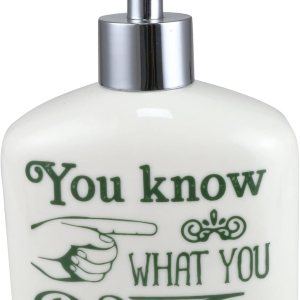 Enesco Our Name is Mud You Know What You Touched – Dispensador de jabón de manos, 12 onzas, multicolor Enesco Our Name is Mud You Know What You Touched – Dispensador de jabón de manos, 12 onzas, multicolor