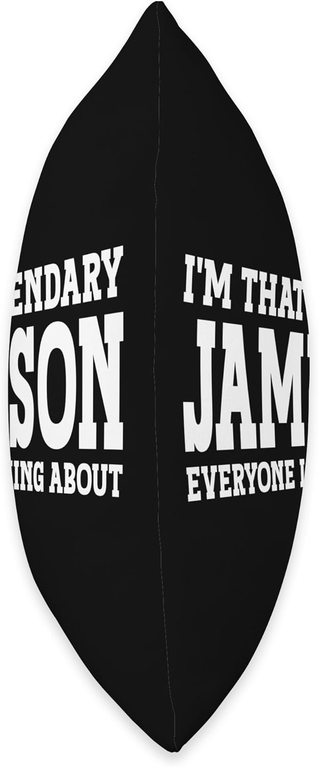Surname Funny Team Family Last Name Jamieson Throw Pillow, 16×16, Multicolor