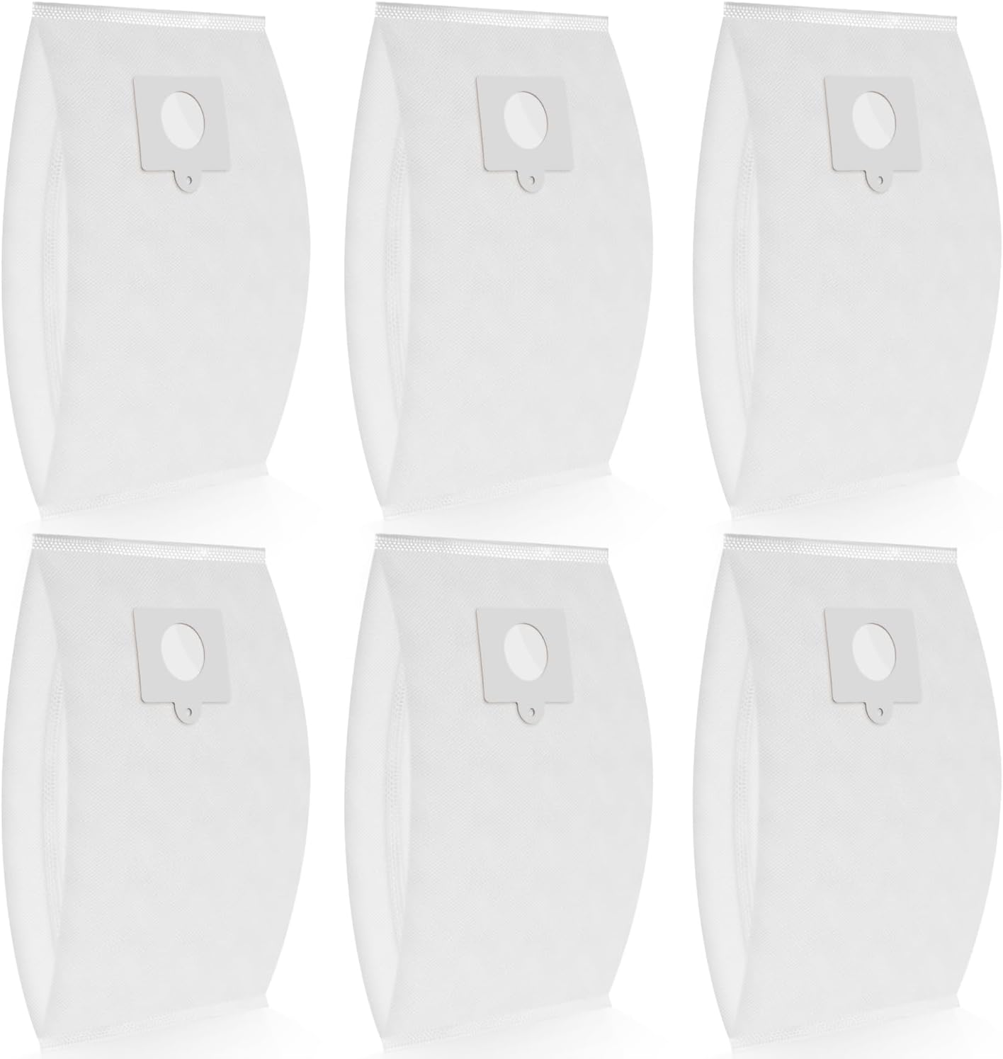 Paquete de 6 bolsas de vacío de tela HEPA 53292 Sears Style QC para Kenmore Canister 5055, 50557, 50558, 53291, 21814, 81214, BC3005, BC7005,