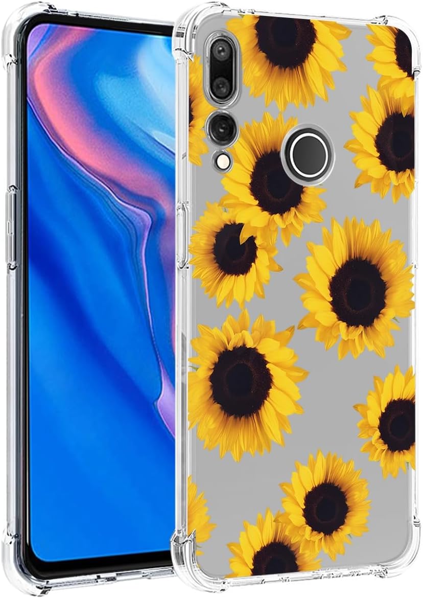 Sidande Funda para Huawei Y9 Prime 2019Honor 9XP Smart Z STK-LX1 para niñas y mujeres, funda protectora delgada de TPU suave y flexible transparente