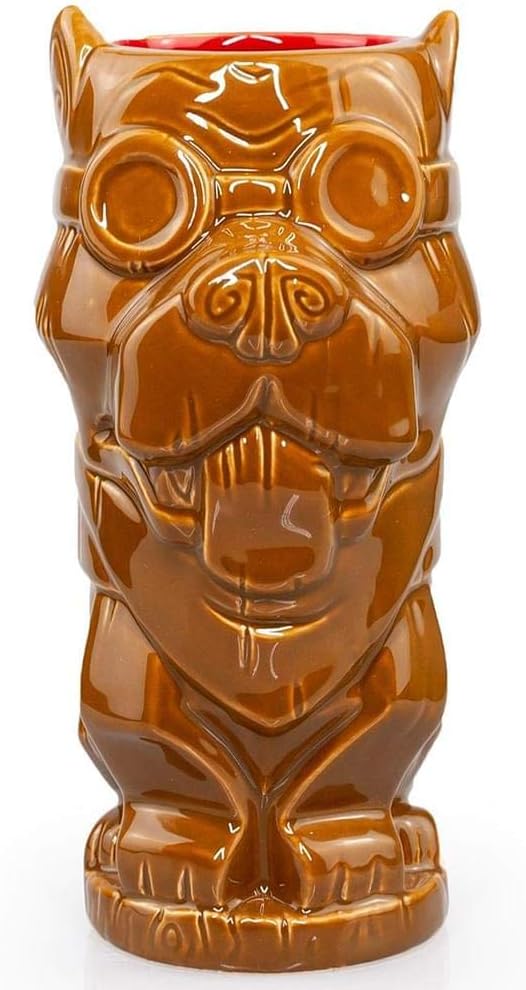 Geeki Tikis Fallout Dogmeat – Taza de cerámica coleccionable oficial de Fallout estilo Tiki  Capacidad para 14 onzas