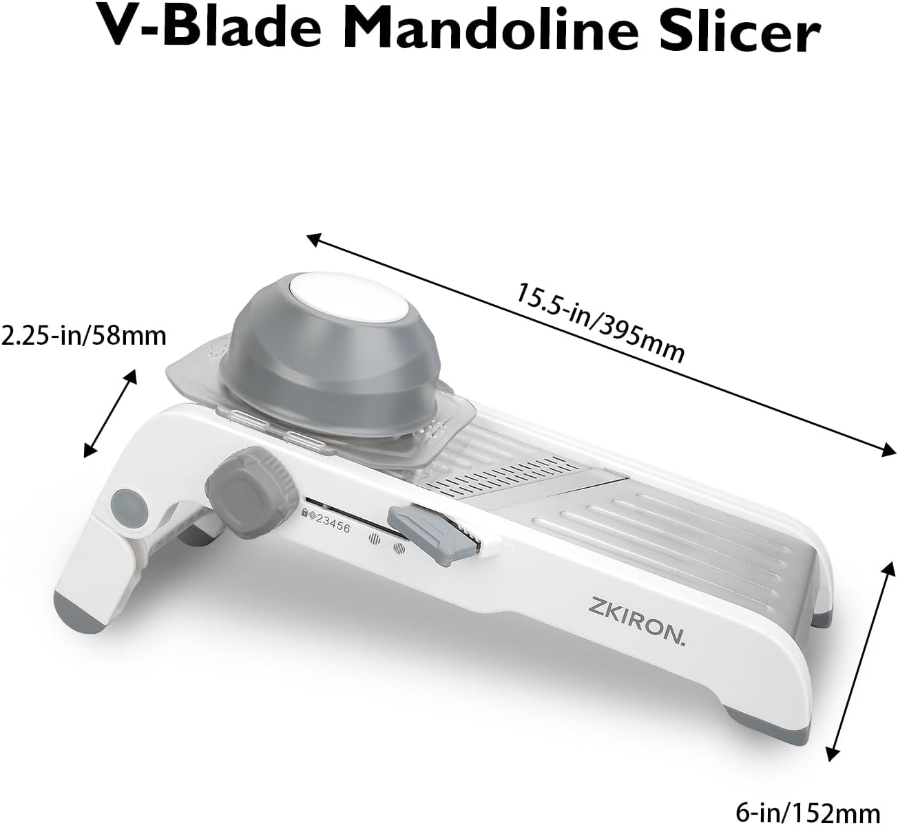 Cortador de mandolina profesional  afilado, seguro y ajustable con precisión, perfecto para cortar frutas, verduras y más  Herramienta de cocina